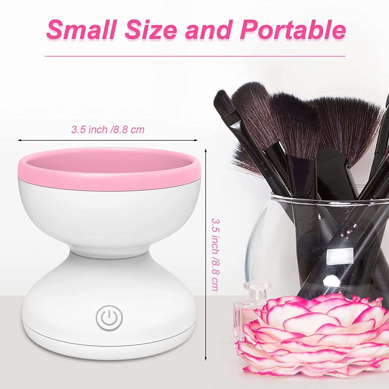 Portable USB Makeup Brush Cleaner Machine Electric Cosmetic - 图2