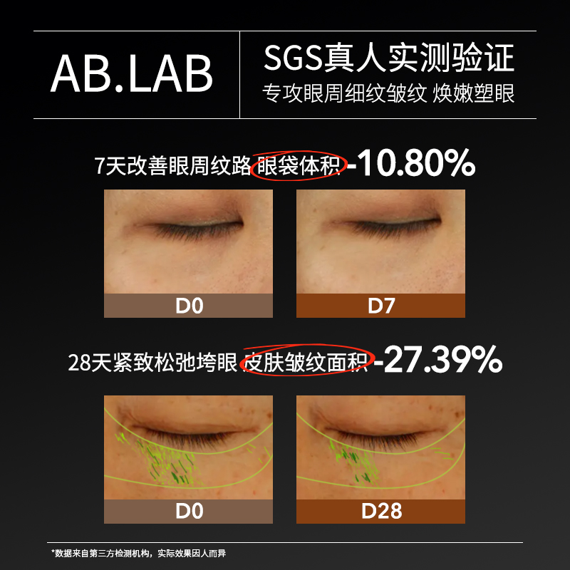 【入会加赠】AB.LAB女巫眼霜黄龙胆抗皱紧致眼周眼袋敏感肌15g