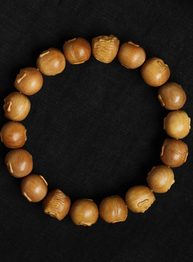 老山檀香十八罗汉手串12mm佛珠