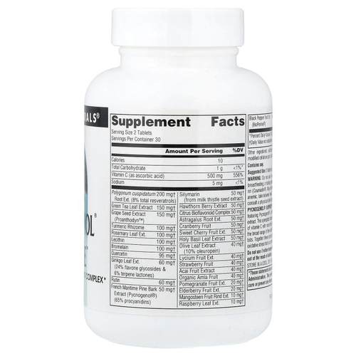 源美,Pycnogenol® Supreme™，60 片 - 图0