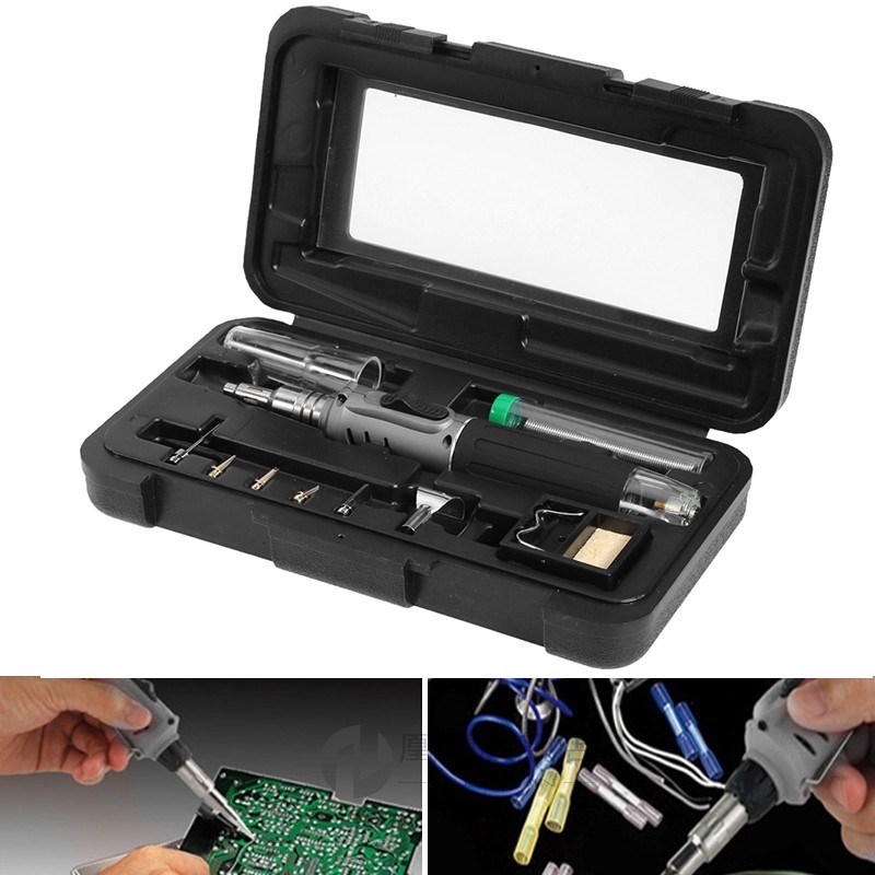 10 in 1 Digital Electric Soldering Iron Set Butane Gas Iron - 图1