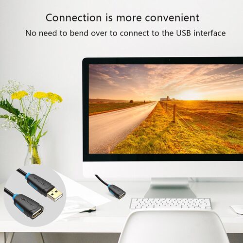 Vention USB2.0 Extension Cable Male to Female Super Speed U - 图3