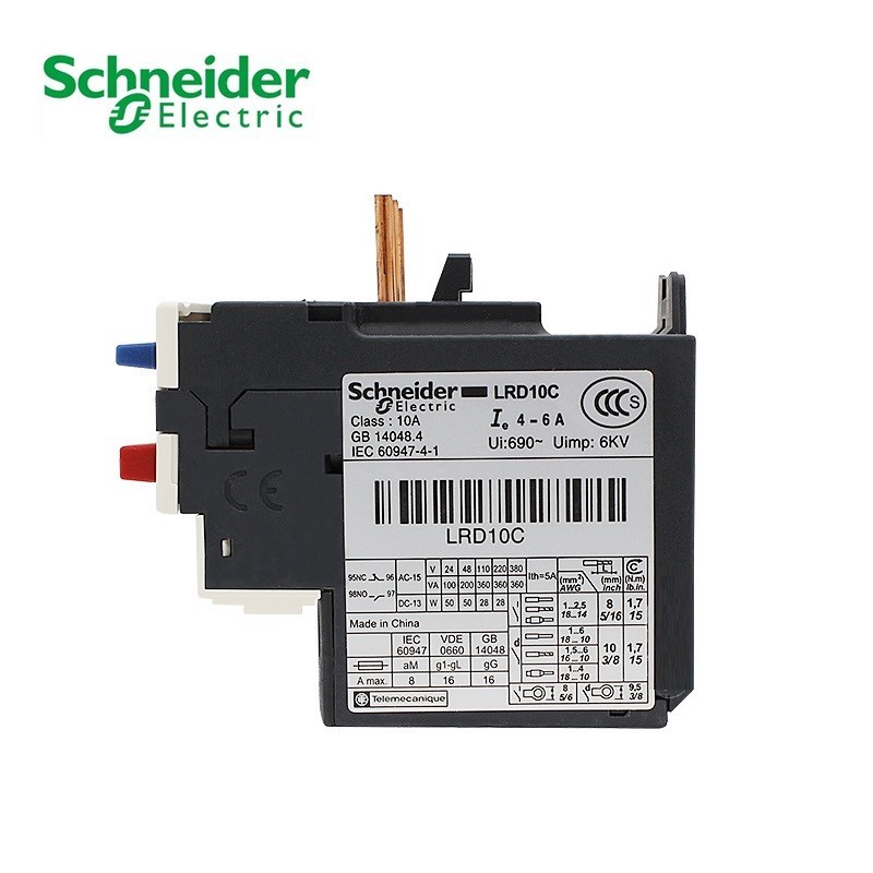 Schneider Thermal overload relay LRD03C LRD04C LRD05C LRD06C - 图1