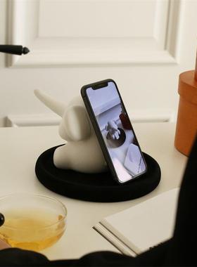 大象托盘1件创意进门玄关钥匙饰品收纳客厅电视柜酒柜托盘摆件