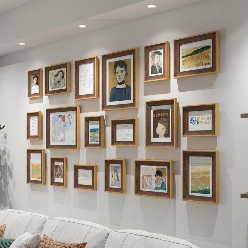 相框挂墙组合18框照片墙免打孔5 7 10寸装饰客厅挂件装裱画框,淘宝优惠券,粉丝福利购,淘宝优惠卷
