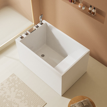 Ling-Sook L21 Mini small family type Little nice bathtub Deep bubble Aacrylican independent Adult Bubble Bath home