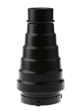 Conical Snoot with Honeycomb Grid and Color Gel Filter Kit f