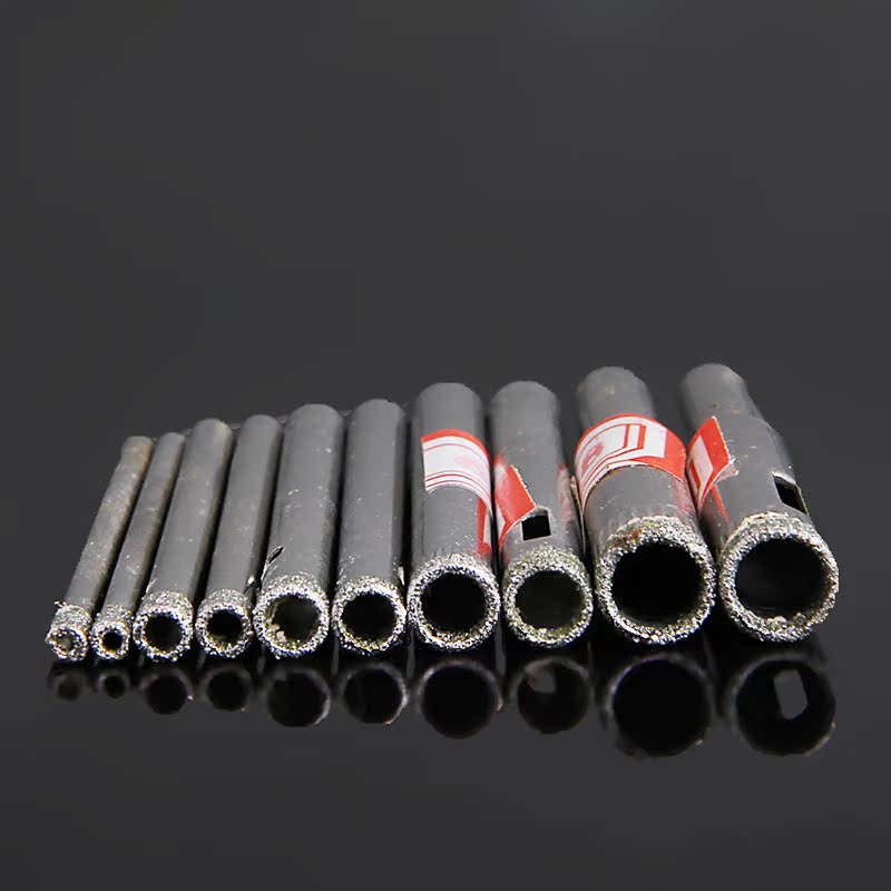 10Pcs 3-8mm Diamond Coated Core Saw Hole Drill Tool Set For - 图1