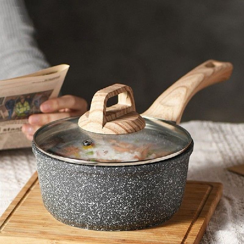 Non Stick Cooking Pan and Pot Set Frying Pan Cast Iron-图0