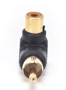 Lowest Price 90 Degree RCA Right Angle Connector Plug Adapte