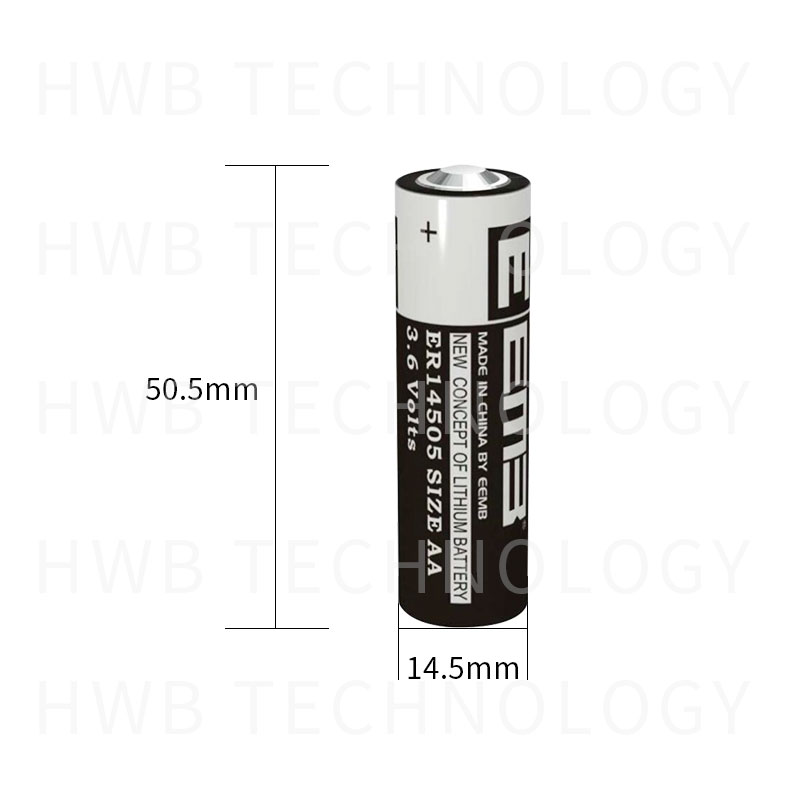 1pcs EEMB ER14505 AA 3.6V 2400mAh Lithium Battery Brand New, - 图1