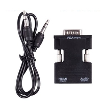 1080P HDMI-Compatible Female to VGA Male with Audio Output C
