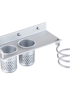 Hair Dryer Holder With Cup Households Rack Hair Blow Dryer S