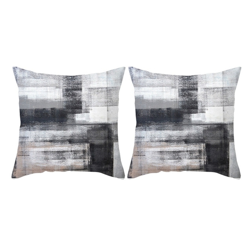 Hot Homeware Sofa Pillow Cover Abstract Peach Skin Pillow - 图3