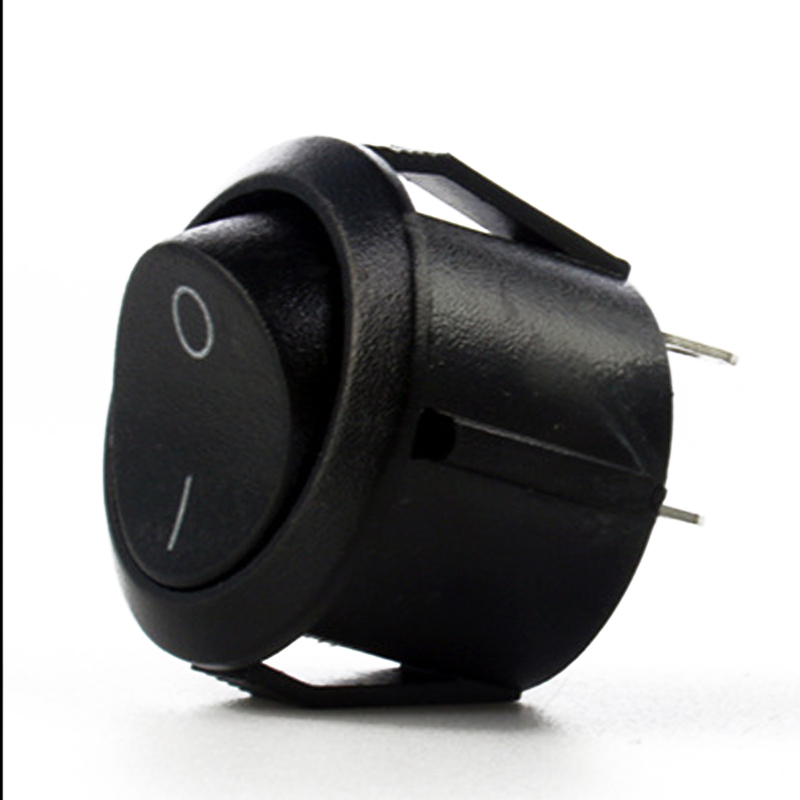 Push Button Switch 10pcs AC 6A 10A 250V On Off SPST Round Bo - 图1