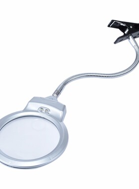 LED Lighted Lamp Magnifying Glass 2.5x , 5x Desk Magnifier F