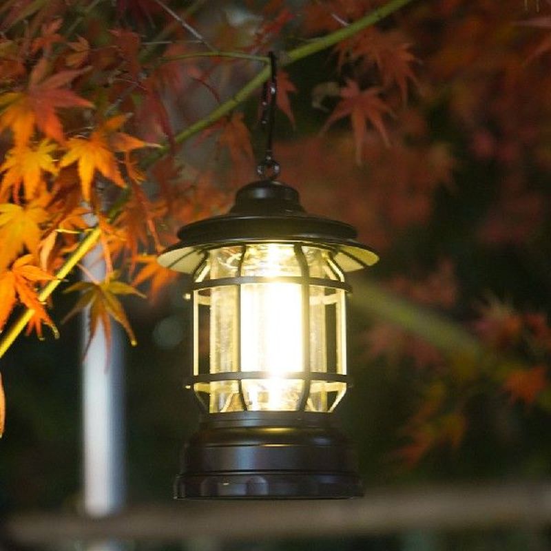 Camping Lantern Vintage Hanging Lantern Portable Waterproof - 图0