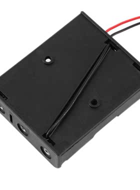 3 x AA Battery Storage Case Box Holder with Cable Lead for 3
