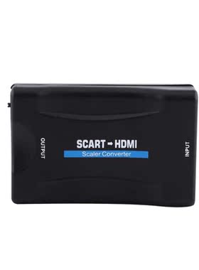 Scart to HDMI Audio Video Converter Scaler 720P 1080P With U