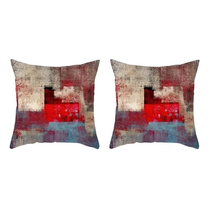 Hot Homeware Sofa Pillow Cover Abstract Peach Skin Pillow - 图3