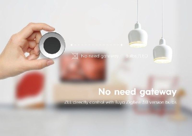 ZigBee Tuya Smart Light Switch Knob Wireles Scene Button - 图2