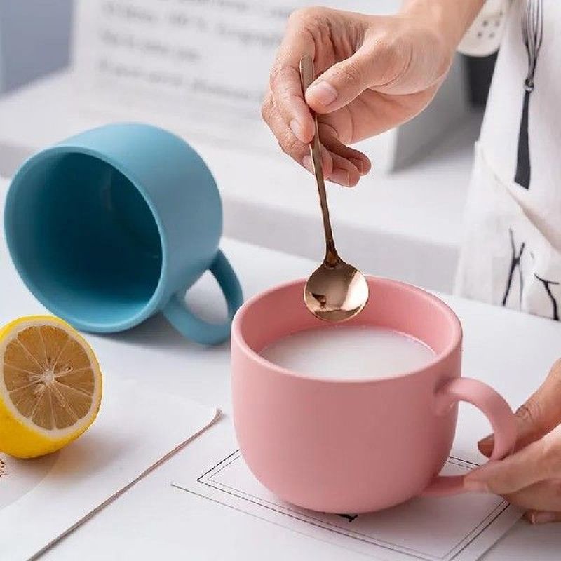 Nordic Style Large-capacity Ceramic Breakfast Mug Creative M - 图2