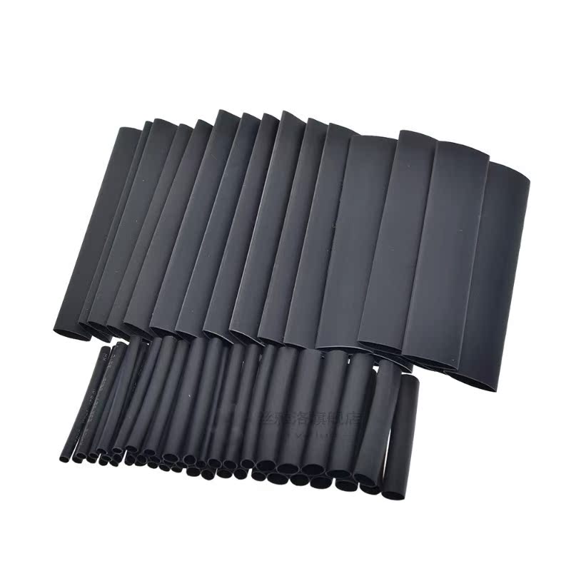 127pcs/set Assorted Heat Shrink Tube Black Wire Wrap Electri - 图2