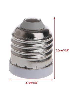E27 to E17 Socket Base LED Halogen CFL Light Bulb Lamp Adapt