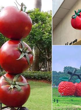 户外发光玻璃钢仿真水果店