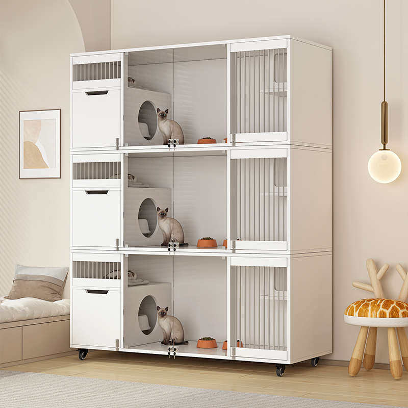 实木猫屋猫咪家用猫一体小型厕猫猫舍猫猫笼子猫猫笼窝室内别墅柜,淘宝优惠券,粉丝福利购,淘宝优惠卷