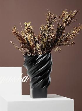 现代简约插干花瓶花器摆件样板间别墅客厅茶几餐厅吧台柜软装饰品