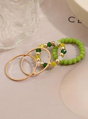 Fashion 4 piece ring rings women set girl4件套指环女 戒指