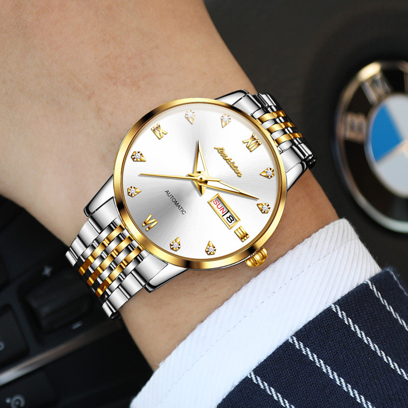 男士正品名牌全自动纯潮流机械表 金仕盾德旺鑫国产腕表