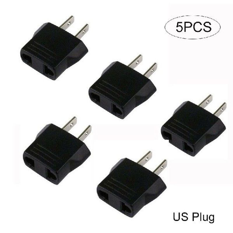 5Pcs 110V to 220V Conversion Adapter Plugs Travel Adapter - 图0