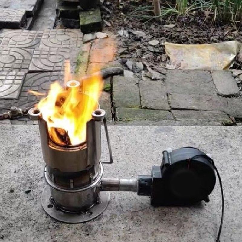 Reliable Cooking Air Blower Powered by 12V Motorcycle Car - 图0