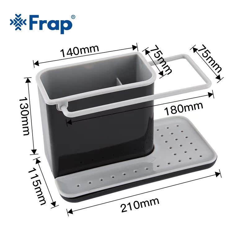 Frap Caddy Storage Racks Organizer Kitchen Sink Tidy tensils - 图0