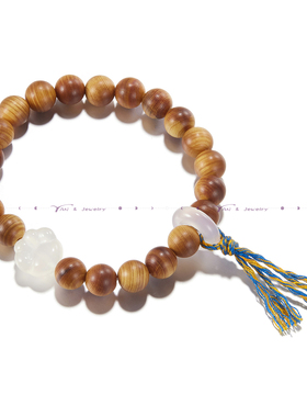 zeroline猫爪崖柏手串女玉石玛瑙