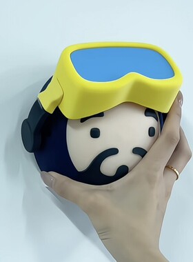 有戴夫开关面板，孩子积极去关灯