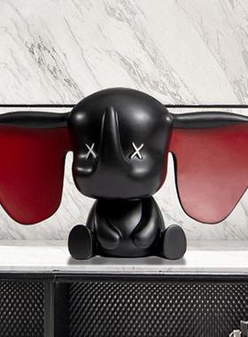 小飞象摆件现代简约轻奢高档客厅电视柜酒柜入户玄关家居软装饰品