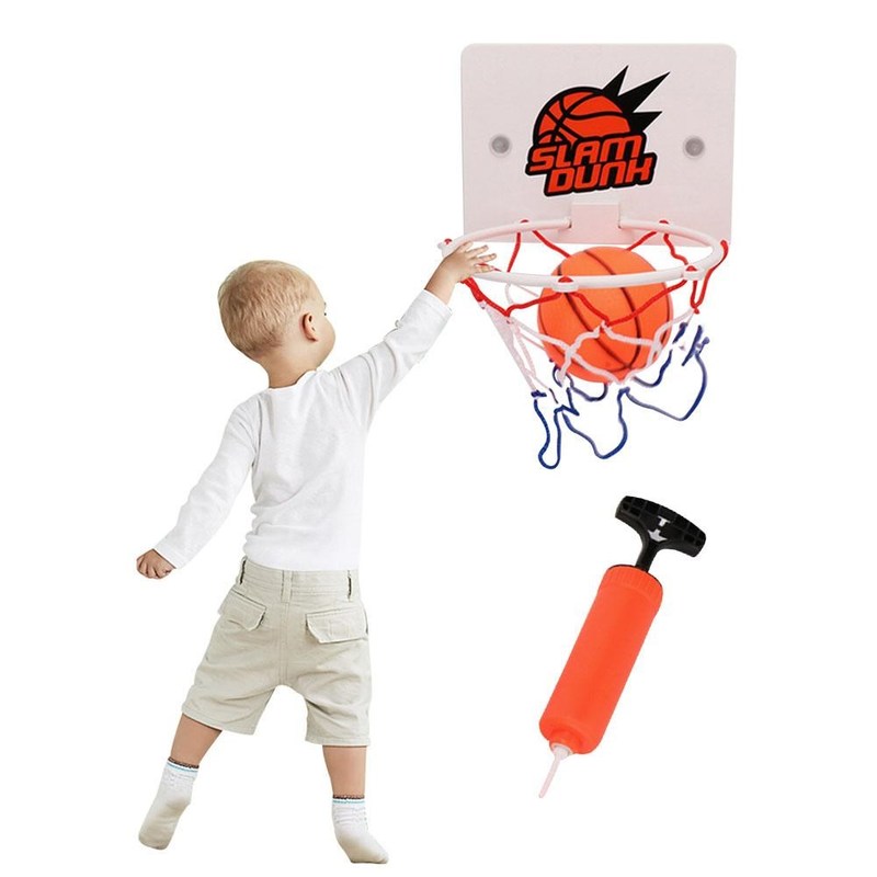 3pcs/set Children Kids Mini Basketball Hoop Suck Wall-mount-图0