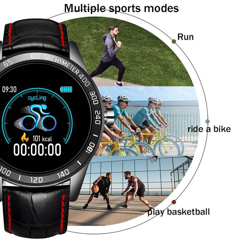 LIGE Sport smartwatch Men for Android ios Heart Rate Blood - 图1