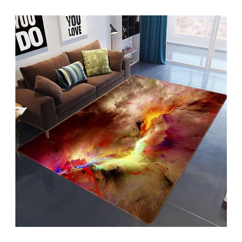 3D Galaxy Space Stars Carpet For Living Room Coffee Table S - 图3