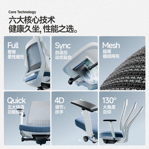 GT谷腾FILO人体工学椅家用舒适办公品牌椅游戏座椅可躺久坐电脑椅 - 图2