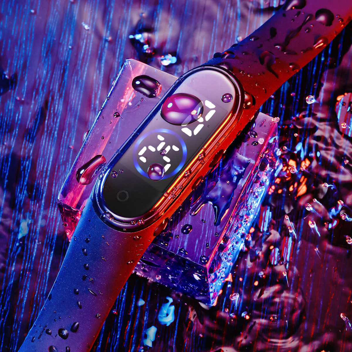 儿童手表 智能电子手表高颜值 动防水防摔高初中学生手表 电子表,淘宝优惠券,粉丝福利购,淘宝优惠卷