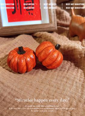 【奇木舍】万事不难 南瓜摆件 · 黄南瓜（一个）