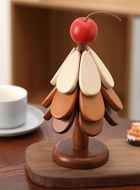 【奇木舍】圣诞树 锅垫隔热垫杯垫 · 苹果