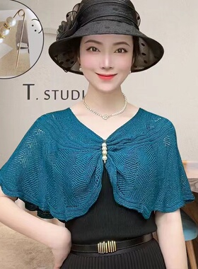 针织披肩衫佩姿休闲女士春夏季节