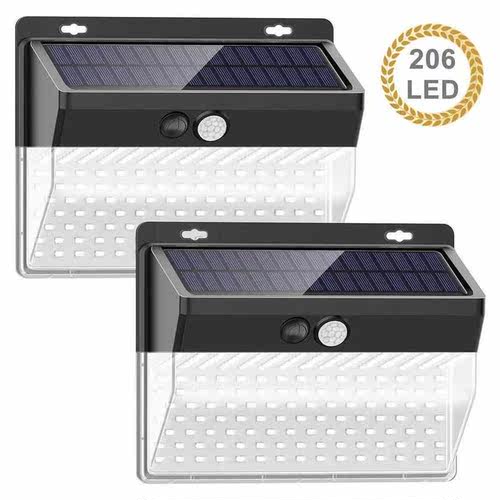 Solar Power Light Outdoor 118LED 206LED Solar Motion Sensor - 图0