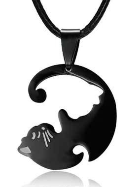2020 Hot New Couples Jewelry Necklaces Black White Couple