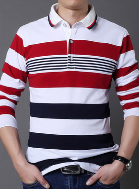 男长袖T恤Men's long sleeve T-shirt fashion business